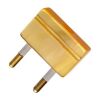Galalite gold electric plug