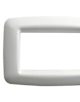 Gewiss GW32244 Playbus - placa 4 módulos blanco nube