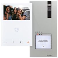 Comelit 8461V SB2 - Kit portier vidéo unifamilial MINI HF - QUADRA