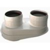 Hermann Saunier Duval 0020221354 - sdoppiatore fumi diam. 80/80