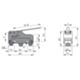 Pizzato MK V11D32 – microinterruttore a leva 54mm