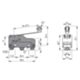 Pizzato MK V11D40 – 48mm roller lever microswitch