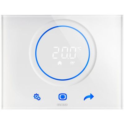 Gewiss GW16970CB Chorus - Termostato de pared Wi-Fi THERMO ICE blanco