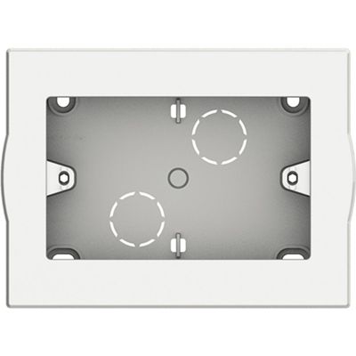Caja de pared rectangular BTicino de 3 plazas