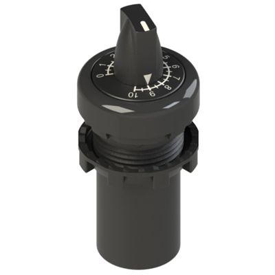 Pizzato E6 1DM04K7-D111 – potentiomètre noir 4,7 kohm