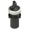 Pizzato E6 1DM04K7-D119 – potenciómetro cromo satinado 4,7 kohm