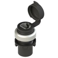 Pizzato E2 1RJ459AAK – Prise femelle RJ45 en chrome satiné