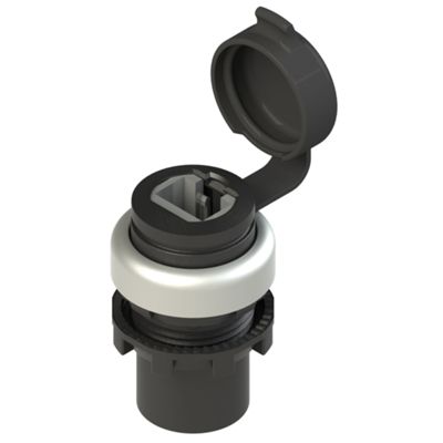 Pizzato E2 1RJ459AAK – presa RJ45 femmina cromo satinato