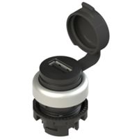 Pizzato E2 1USB9CAK – Toma USB 2.0 en cromo satinado