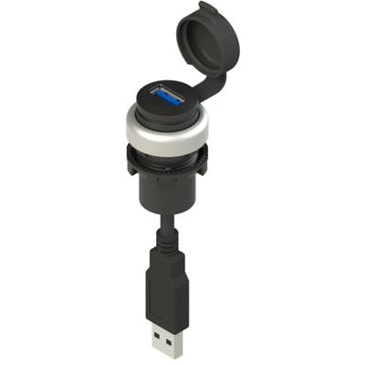 Pizzato E2 1USB9AN0.8 – presa USB 3.0 0.8m