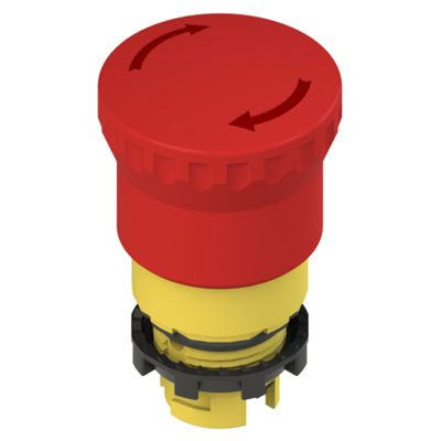 Pizzato E2 1PERZ4531 – botón de emergencia con desbloqueo por rotación