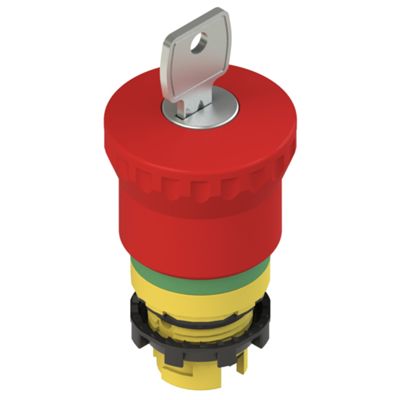 Pizzato E2 1PEBZ4731 – bouton d'urgence de verrouillage avec indicateur