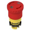 Pizzato E2 1PERF4531 – bouton d'urgence rotatif avec fenêtre