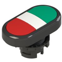Pizzato E2 1PDRL10423 – double button without marking