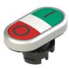 Pizzato E2 1PDRL9AAAD – double bouton avec marquage
