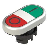 Pizzato E2 1PDRL9AAAD – double bouton avec marquage