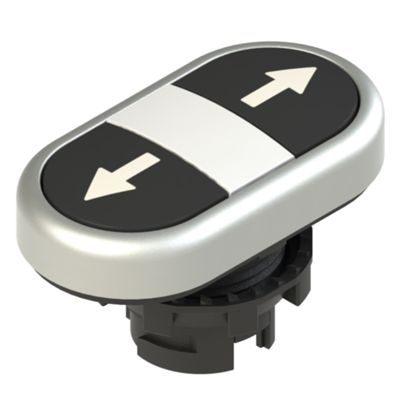 Pizzato E2 1PDRL9AAAB – double bouton avec marquage