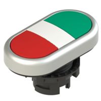 Pizzato E2 1PDRL90423 – double button without marking
