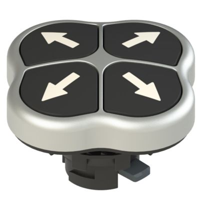 Pizzato E2 1PQFA9QAAA – quadruple button