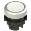 Pizzato E2 1PU2R2290 – pulsante bianco ghiera cromo