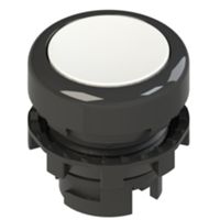 Pizzato E2 1PU2R2210 – bouton blanc avec anneau noir