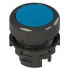 Pizzato E2 1PU2R6210 – pulsante blu ghiera nera