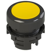 Pizzato E2 1PU2R5210 – bouton jaune avec anneau noir