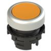 Pizzato E2 1PL2R8290 – pulsante luminoso arancio ghiera cromo