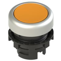 Pizzato E2 1PL2R8290 – botón luminoso naranja con anillo cromado