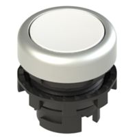 Pizzato E2 1PL2R2290 – pulsador luminoso blanco con anillo cromado