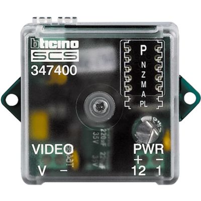 BTicino 347400 - Interfaz coaxial de 2 hilos