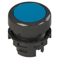 Pizzato E2 1PL2R6210 – bouton lumineux bleu avec anneau noir