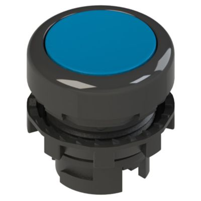 Pizzato E2 1PL2R6210 – botón luminoso azul con anillo negro