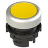 Pizzato E2 1PL2R5290 – bouton lumineux jaune avec anneau chromé