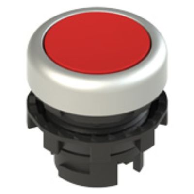 Pizzato E2 1PL2R3290 – pulsante luminoso rosso ghiera cromo