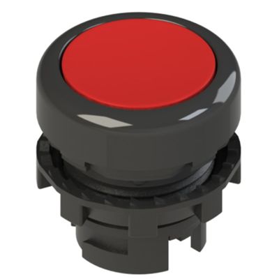 Pizzato E2 1PL2R3210 – botón luminoso rojo con anillo negro