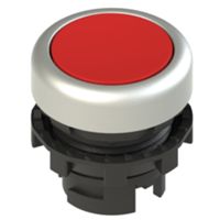 Pizzato E2 1PU2R3290 – bouton rouge avec anneau chromé