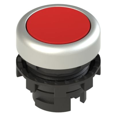 Pizzato E2 1PU2R3290 – bouton rouge avec anneau chromé