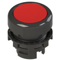 Pizzato E2 1PU2R3210 – bouton rouge avec anneau noir