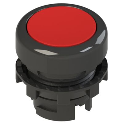 Pizzato E2 1PU2R3210 – red button black ring
