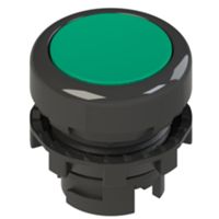 Pizzato E2 1PU2R4210 – botón verde con anillo negro