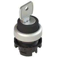 Pizzato E2 1SC3GCE19AA – Selector de llave de 3 posiciones con retorno