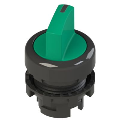 Pizzato E2 1SL12AVD41AB – selector de palanca corta con 2 posiciones fijas
