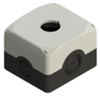 Pizzato ES 31000 – contenedor gris con orificio de 22 mm