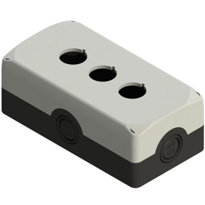 Pizzato ES 33000 – grey container 3 holes 22mm