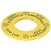 Pizzato VE TF32A5120 – yellow disc plate 60mm