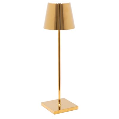 Zafferano LD0340O3 - lampada da tavolo Poldina Pro oro lucido