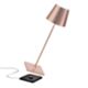 Zafferano LD0340RFR - lampada da tavolo Poldina Pro foglia rame