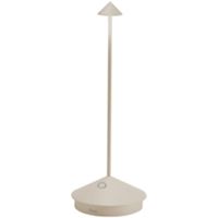 Zafferano LD1650S3 - Lámpara de mesa Pina Pro arena