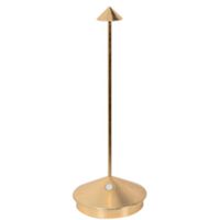 Zafferano LD1650BFO - Lámpara de mesa Pina Pro hoja de oro